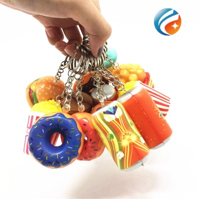 2020 OEM Wholesale Kawaii Squishies Custom Scented PU Slow-rising Promotional Squishy Keychain