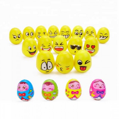 New Toy Decopression Pu Foam Emoji Face Squeeze Tumbler Dolls Squishy for Kids