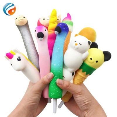 2020 Wholesale OEM New Promotional Custom Slow Rising Kawaii Animal Style Squishy Pen