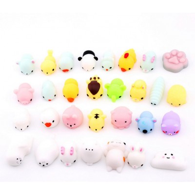 Wholesale 2020 Trends TPR Slow Rising Anti- Stress Anti-Anxiety Durable Cute Mochi Squishies Cat Animal Toy